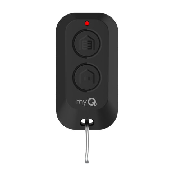 Keychain Garage Door Remote - Black