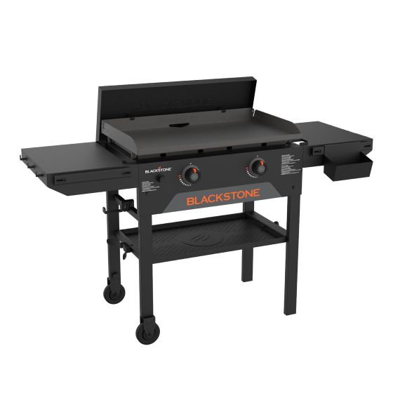 Plaque de cuisson extérieure, 28 po, 24 000 BTU, 2 brûleurs, avec couvercle