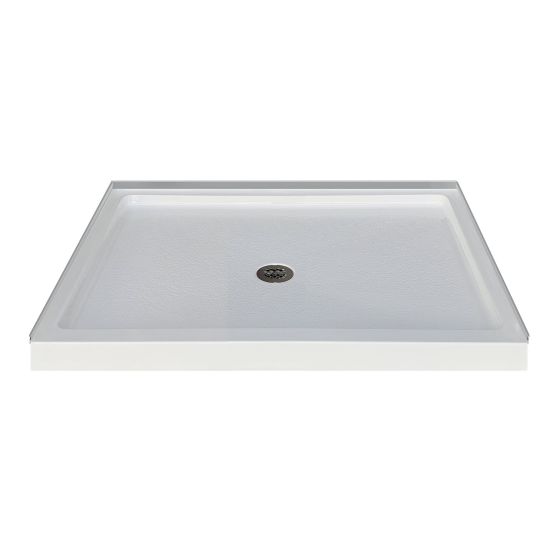 Base de douche, 40" x 32", fini blanc