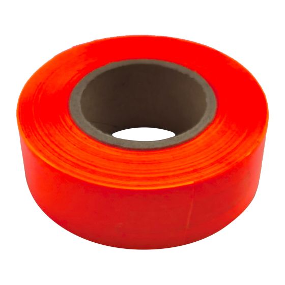 Ruban de signalisation en plastique, 1" x 200', orange