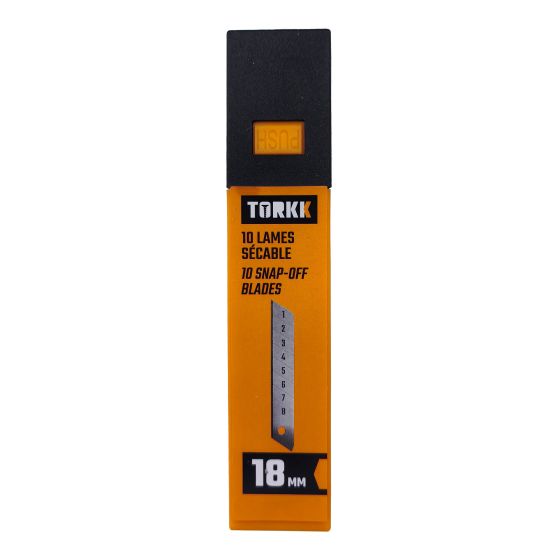 Snap-Off Utility Knife Blades - 18mm - 10/Pkg