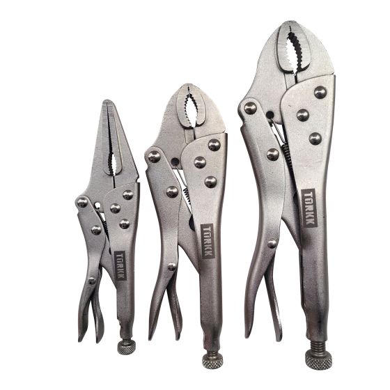 Locking Pliers Set - 6" - 7" - 9" - 3-Piece