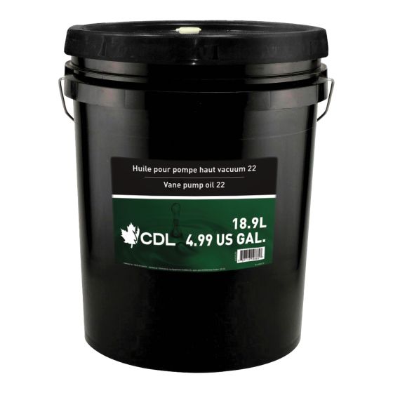 Huile pour pompe à palettes haut vide, ISO 22, 18,9 L