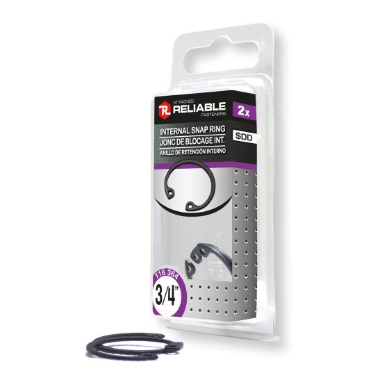 Internal Snap Rings - 3/4" - 2/Pkg