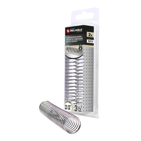 Ressorts de compression, 3/32" x 3 1/2", 2/pqt
