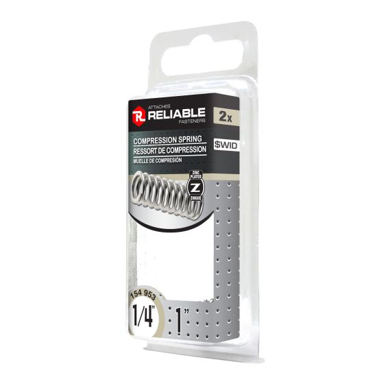 Ressorts de compression, 1/4" x 1", 2/pqt