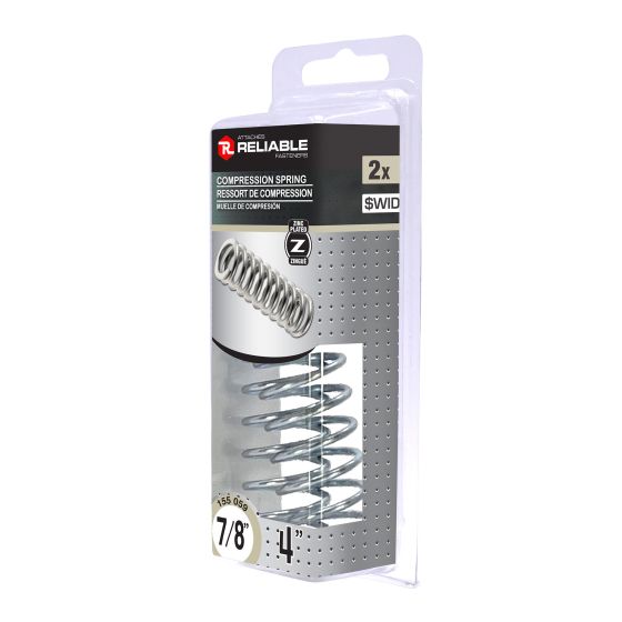 Ressorts de compression, 7/8" x 4", 2/pqt