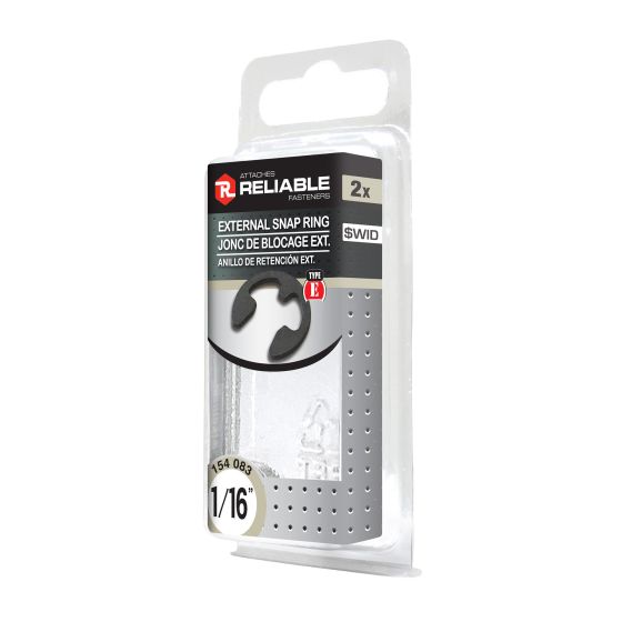 Joncs de blocage externes, 1/16", 2/pqt