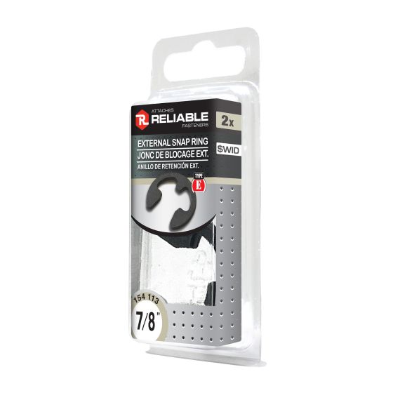 Joncs de blocage externes, 7/8", 2/pqt