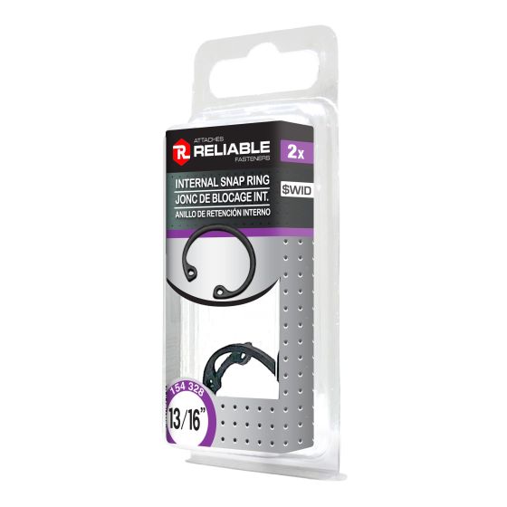 Internal Snap Rings - 13/16" - Black - 2/Pkg