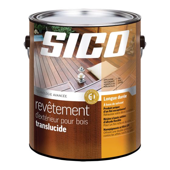 Translucent Exterior Wood Finish - Natural Oak - 3.78 L
