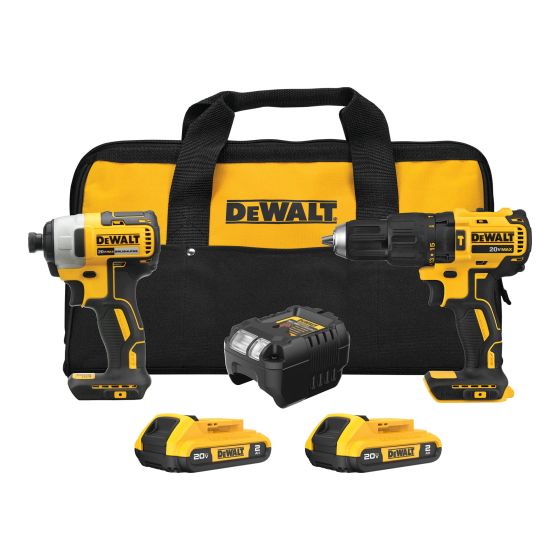 Cordless Drill/Impact Driver Kit - 20V - 2-Tool Set