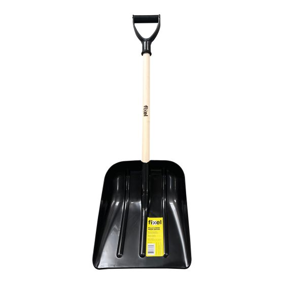 Pelle à neige, lame PP 11", manche bois 35"