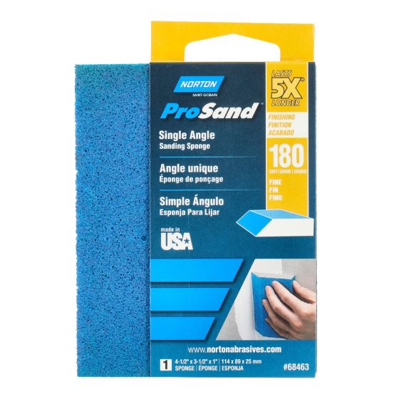 Éponge abrasive biseautée, grain 180