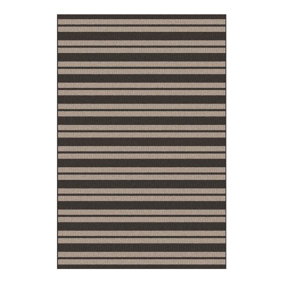 Tidal Decorative Rug - 48" x 72" - Dark Jute