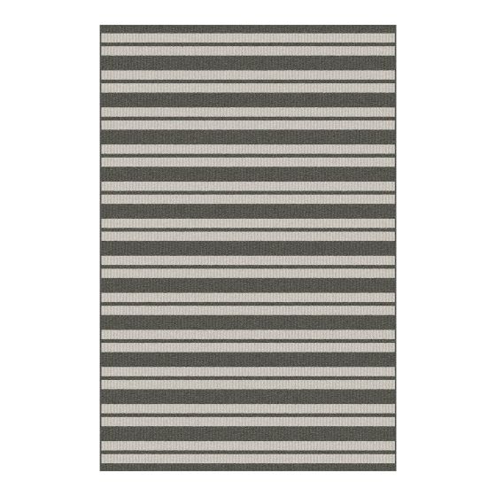 Tidal Decorative Rug - 48" x 72" - Dark Clay