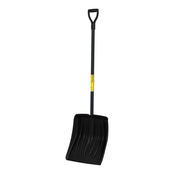 Pelle à neige, lame poly 13,9", manche acier, poignée D