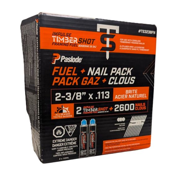 Framing Fuel & Nail Kit - 1/8" x 2 3/8" - 2600/Pkg