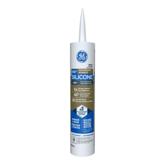100% Silicone Sealant - Doors & Windows - 298ml - White