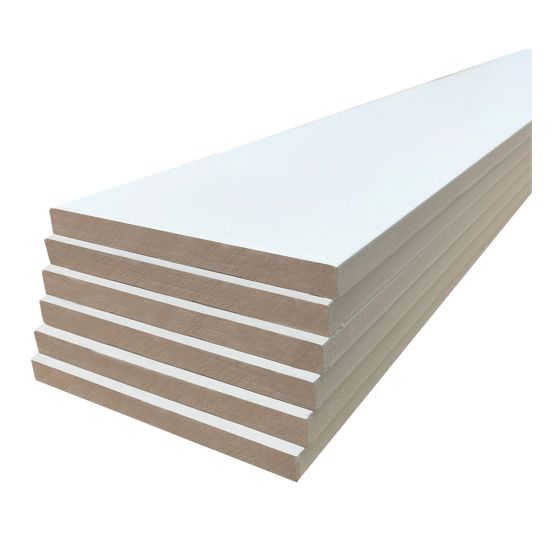 MDF Baseboards - Pre-Primed - 1/2" x 5 1/2" x 8' - 6/Pkg