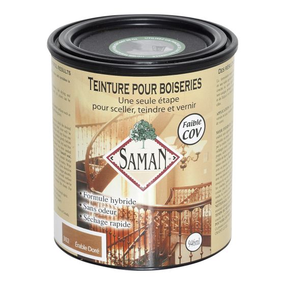SAMAN Stain and Varnish - Golden maple - 946 ml