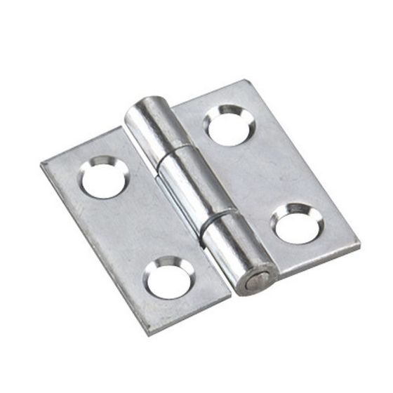 Narrow Butt Hinge - Zinc - 2/Pkg - 1" x 1"