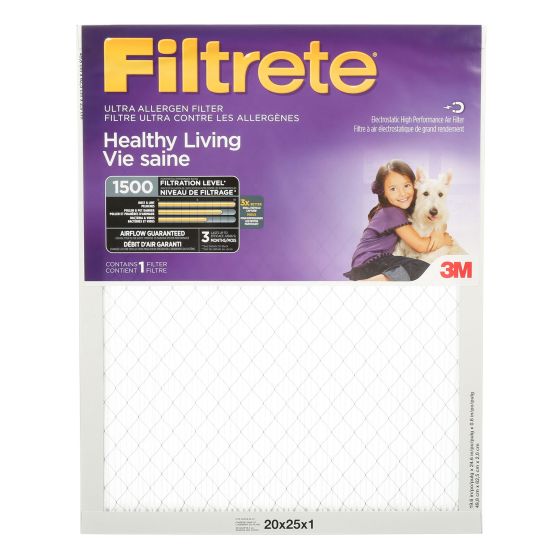 Ultra Allergen Gilter - 1" x 20" x 25"