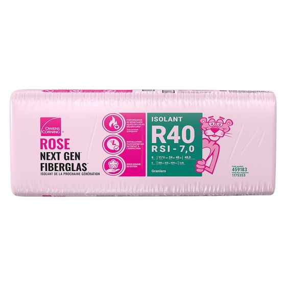 Fiberglass Batt Insulation - R-40 - 24" x 48" x 11"