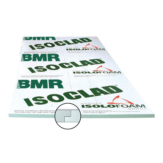 BMR ISOCLAD Insulation Board - 1 1/2" x 4' x 9'