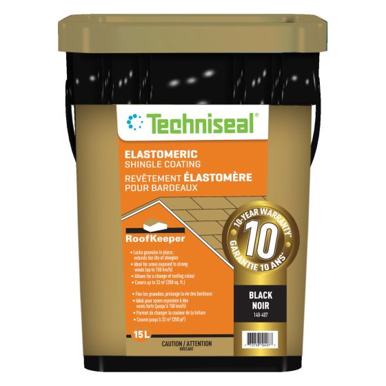 Elastomeric shingle coating