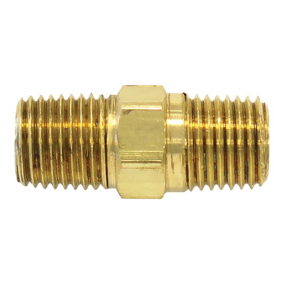 Male hexagonal nipple - 3/8" - 2/Pkg