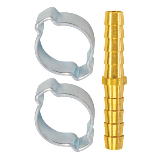 Hose repair set - 1/4" (2 rings & 1 coupler)