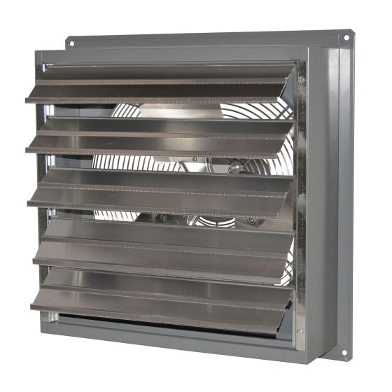 Ventilateur d'évacuation mural écoénergétique standard à vitesse unique Canarm S20-F1, 20"
