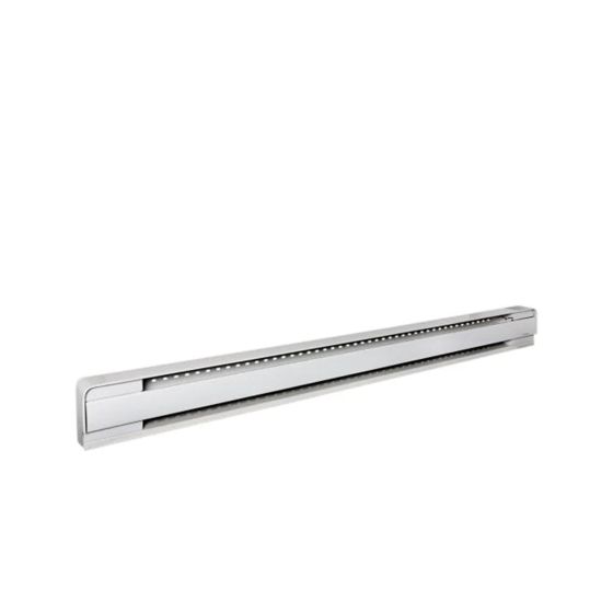Plinthe électrique, Brava, 1 250 W, blanc, 57 1/4" x 5 ¾" x 2,56"
