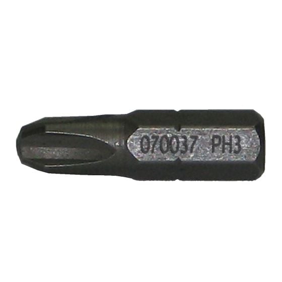 Phillips insert bit - #3 x 1"