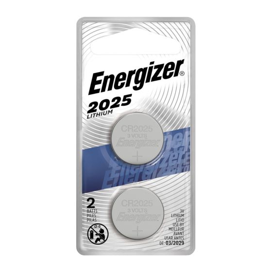 Small Energizer Battery - 2025 - 3 V - 2/Pkg
