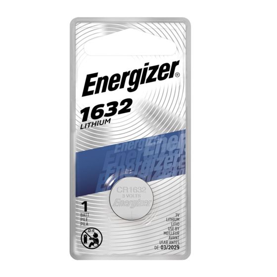 Pile mini Energizer, CR1632, 1.55 V, 1/pqt