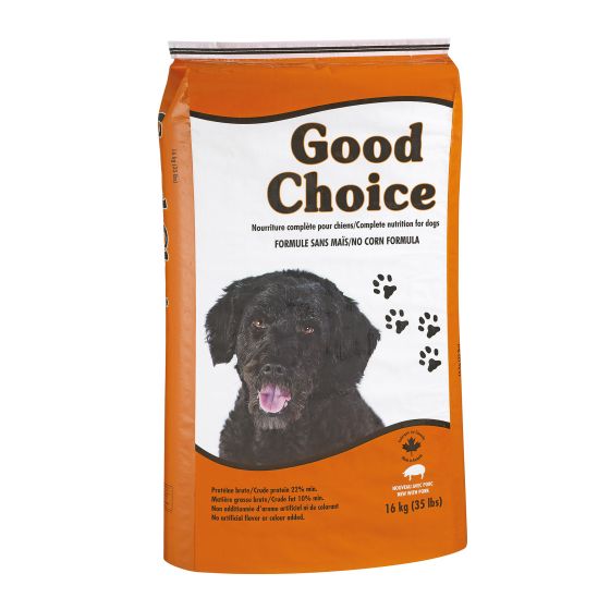 Nourriture à chien Good Choice, 16 kg