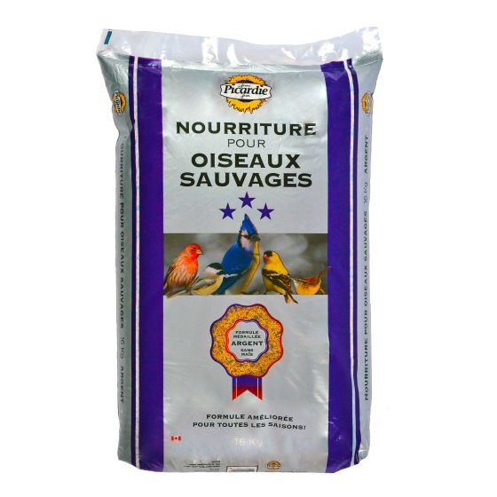 Nourriture pour oiseaux sauvages, formule argent, sans maïs, 7 kg