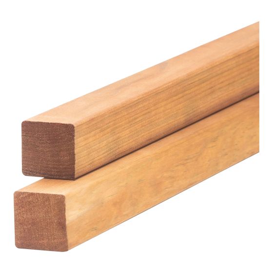 Bois traité, brun, 2'' x 2'' x 8'