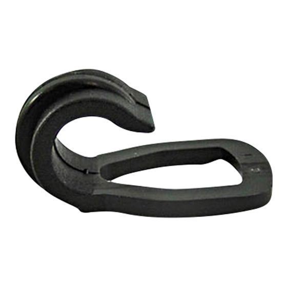 Hook Slide Fitting - Black - 5/16"