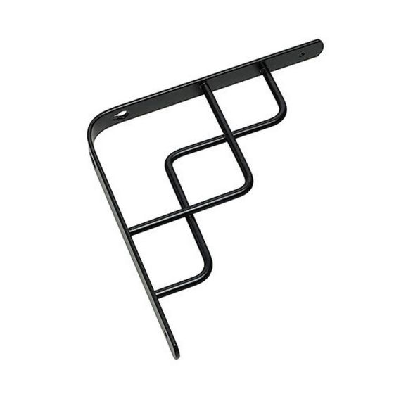 Decorative Shelf Bracket - Black - 20 mm x 8"