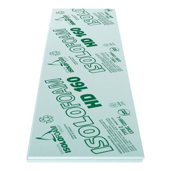 Isolofoam HD160 Insulation Board - 1 1/4" x 2' x 8'