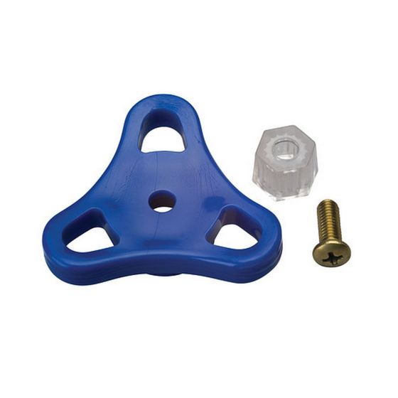 EMCO laundry faucet handle - Blue - Cold Water