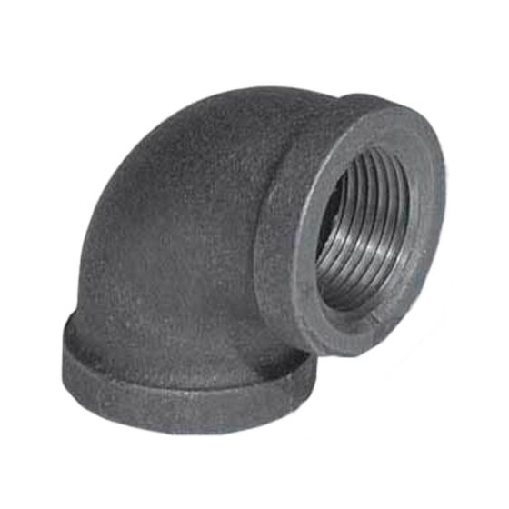 Coude 90° fonte noir 3/4 po