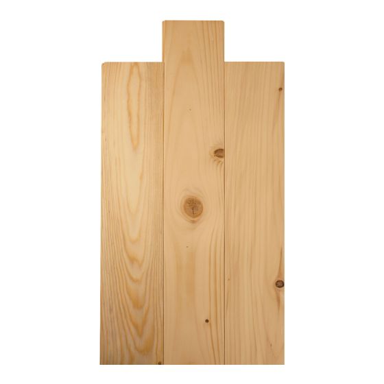 Lambris de bois, grade B, Joint en V, 3" x 8' x 5/16", couleur naturelle, 5/pqt, couvre 10 pi²