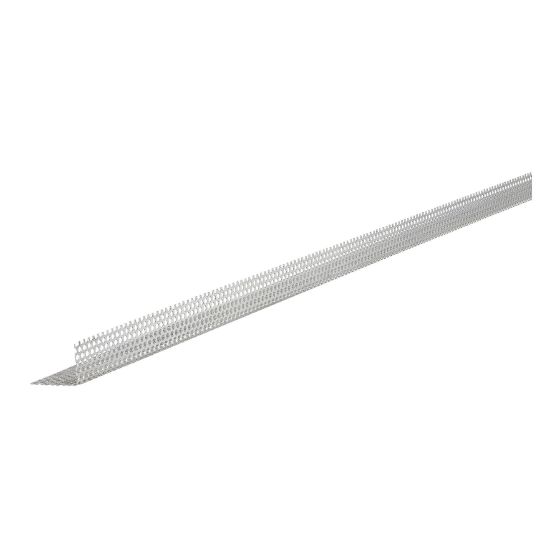 Galvanized steel ventilated rodent-proof L-molding, 1“ x 2” x 10'