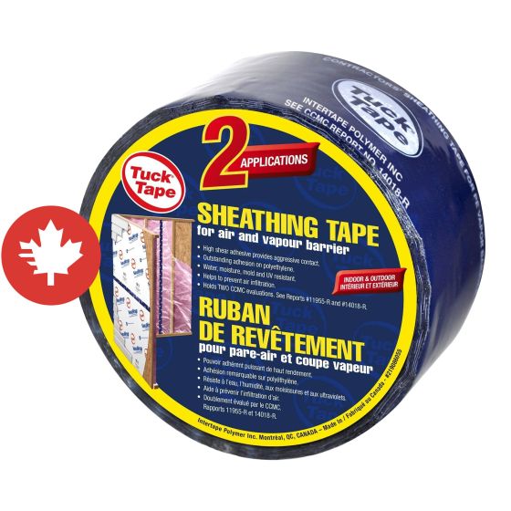 Vapor barrier sheathing tape