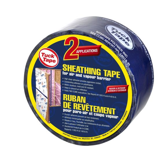 Vapor barrier sheathing tape