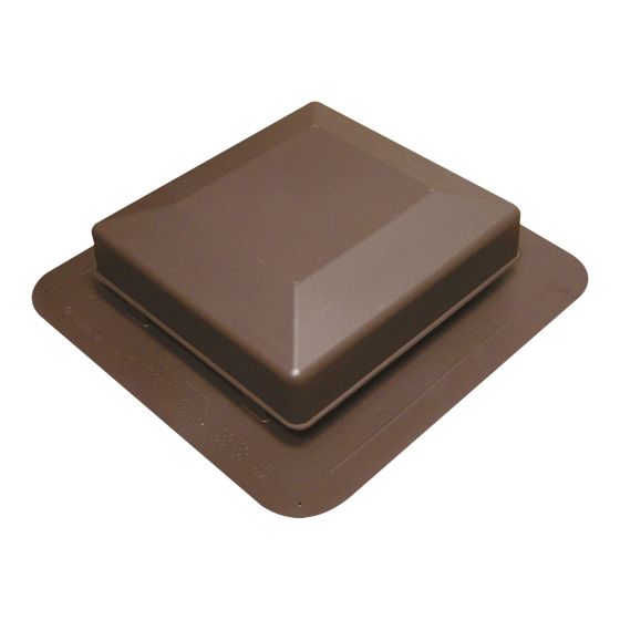 Square top roof vent - Brown